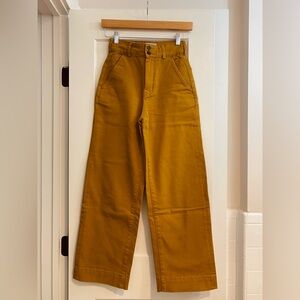 Everlane The Organic Wide Leg Pant in Tapenade 00